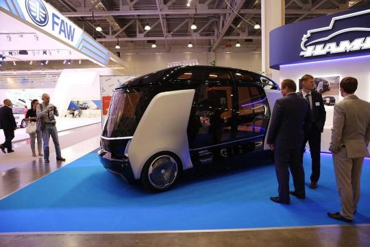 Беспилотный автобус от `КАМАЗ` Беспилотный автобус от `КАМАЗ`