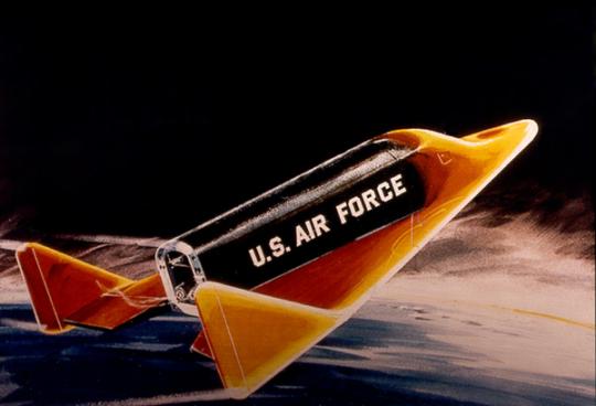 Американский космический самолет X-20.